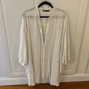Zara Beach Shirt Coverup